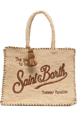 MC2 SAINT BARTH Vanity Raffia tote bag