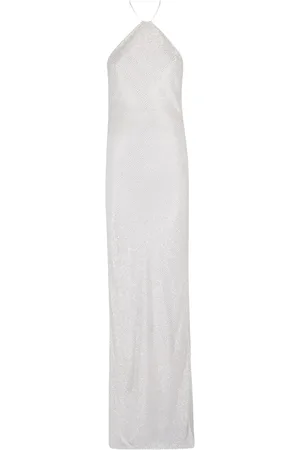AMEN Embroidered georgette dress