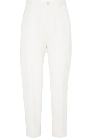 Brunello Cucinelli Pressed-crease trousers