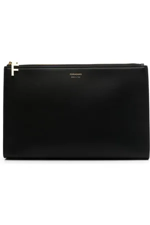 Salvatore Ferragamo Leather makeup bag
