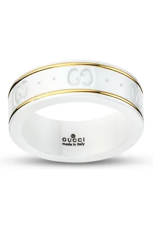 Gucci 18K yellow gold Icon Blossom zirconium ring