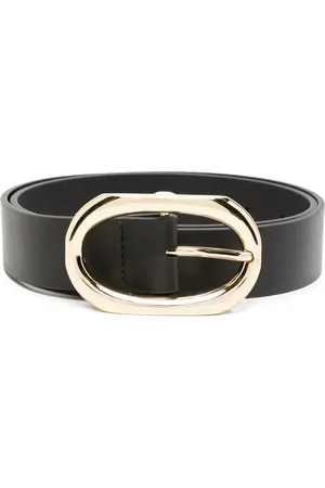 ANINE BING Signature Link calf-leather belt