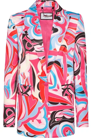 Philipp Plein Graphic-print single-breasted blazer
