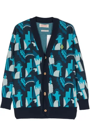 The Animals Observatory Racoon organic-cotton cardigan