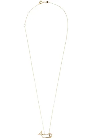 Aliita 9K yellow Tiburón sapphire necklace