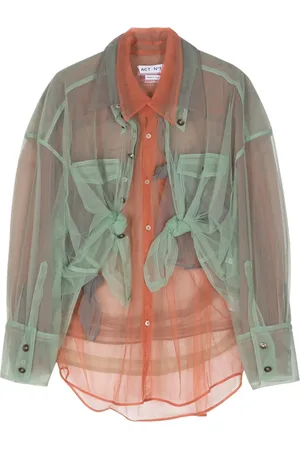 ACT N°1 Sheer layered shirt