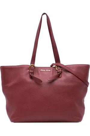 Miu Miu 2010 Large Vitello Daino Convertible Shopper Tote satchel