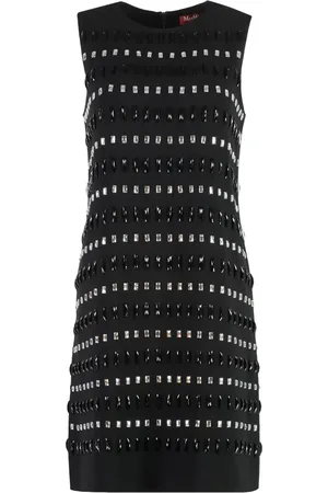 Max Mara Crystal-embellished mini dress