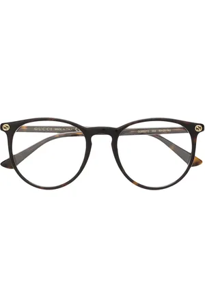 Gucci Tortoiseshell round-frame glasses