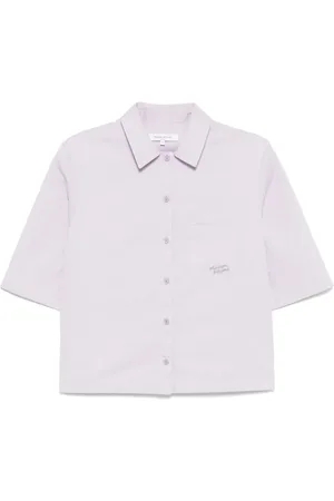 Maison Kitsuné Cropped boxy shirt