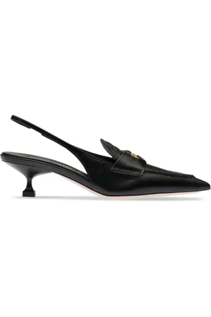 Miu Miu 50mm leather slingback pumps