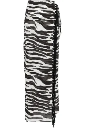The Attico Animal-print pareo