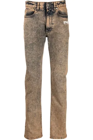 Stella McCartney Logo-print straight-leg jeans