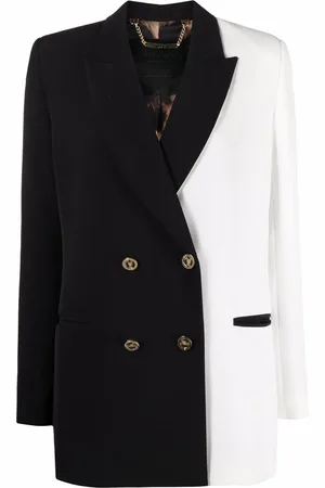 Philipp Plein Double-breasted two-tone blazer