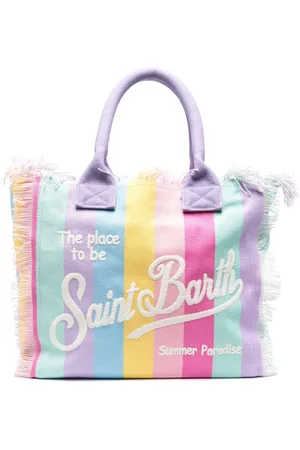 MC2 SAINT BARTH Vanity canvas beach bag