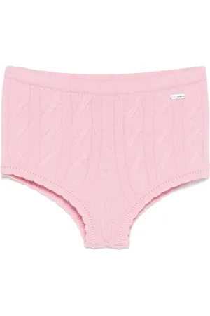 BLUMARINE Cable-knit shorts