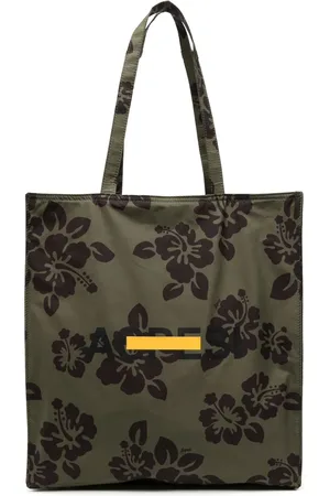 Aspesi Hibiscus-print tote bag