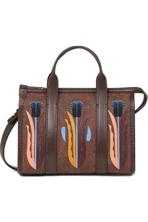 Etro X Agostino Iacurci embroidered tote bag