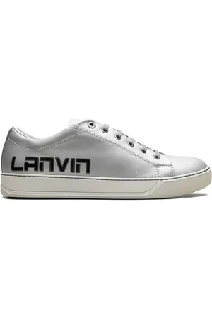 Lanvin Logo-print "Metallic "sneakers