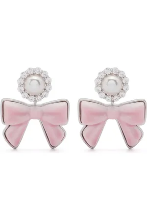 Shushu/Tong Ceramic bowknot earrings