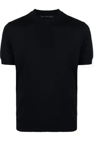 LOW BRAND Crew-neck merino wool T-shirt