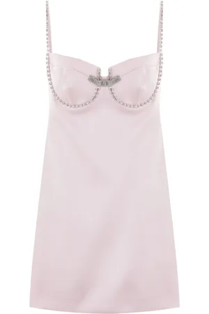 Self-Portrait Diamante mini dress