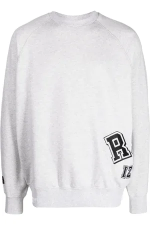 Izzue Logo-print mélange-effect sweatshirt