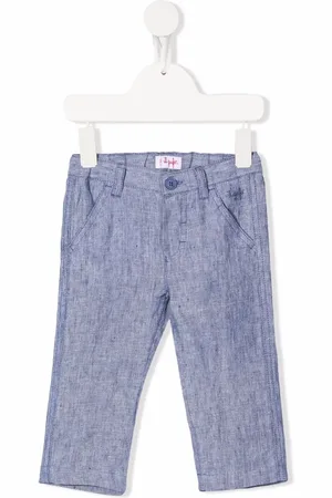 Il gufo Embroidered-logo detail trousers
