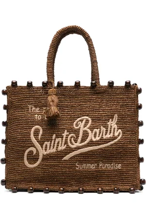 MC2 SAINT BARTH Vanity Raffia tote bag