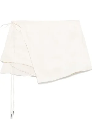 BLUMARINE Drape-panel shorts