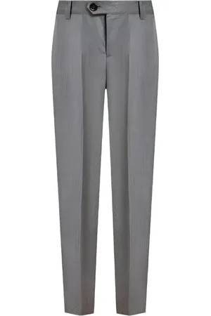 Brunello Cucinelli Mid-rise slim-cut trousers
