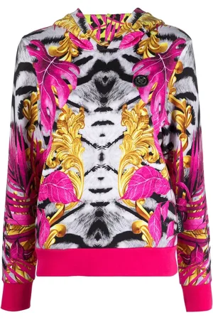 Philipp Plein Graphic-print cotton hoodie