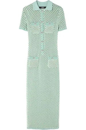 VERSACE Crochet mini dress