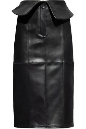 Alexander McQueen Leather pencil skirt