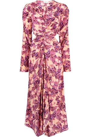 A.L.C. Mona floral-print flared dress