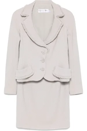 Dior 2010s basket-weave suit