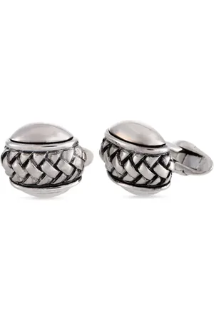 Scott Kay Braided-detail cufflinks