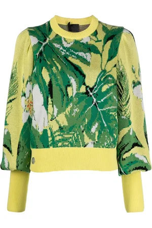 Philipp Plein Hawaii patterned-jacquard jumper