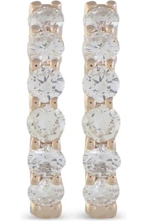 LB Exclusive 14K rose gold diamond earrings