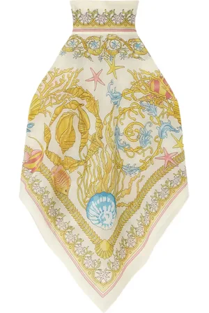 VERSACE Underwater Barocco cover-up foulard top