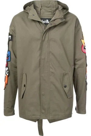 HACULLA Hacmania patch hooded coat