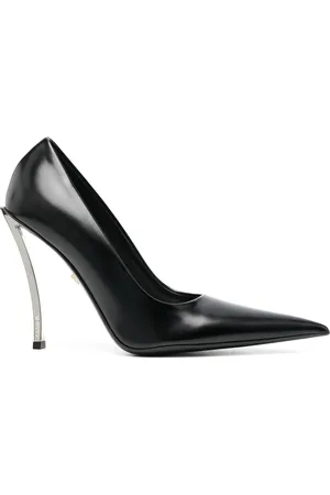 VERSACE Pin Point leather pumps