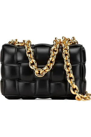 Bottega Veneta 2012-2024 Nappa Intrecciato Padded Chain Cassette satchel