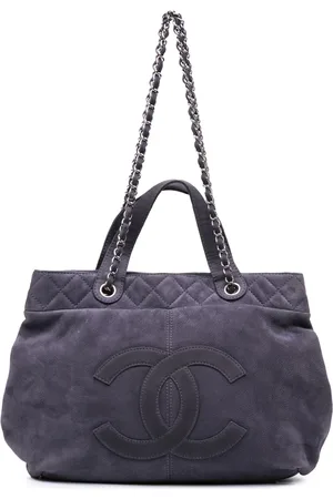 CHANEL 2012-2013 Large Nubuck Trianon satchel