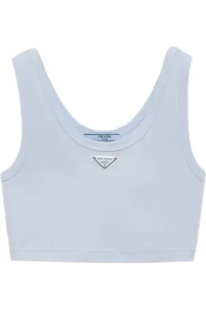 Prada Ribbed-knit tank top