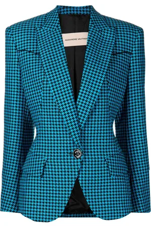 ALEXANDRE VAUTHIER Houndstooth single-breasted blazer