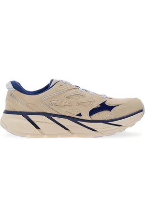 Hoka One One Clifton L Suede "Oat Milk"