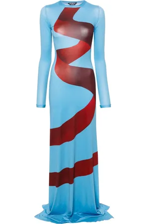 Feben 360 Kite-print maxi dress