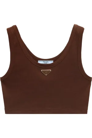 Prada Ribbed-knit tank top