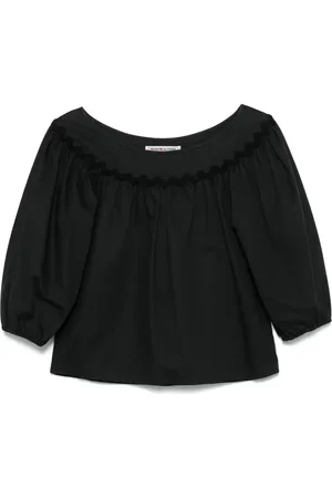 Saint Laurent 1970s gabardine blouse